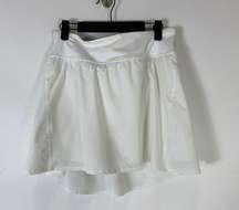 Spanx The Get Moving Skort White Womens Size L