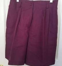PREVIEW Collection Purple/Black Bermuda Shorts Size 10
