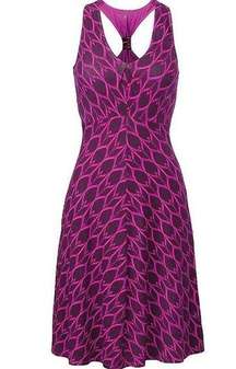 Akeelah Magenta Racerback Summer Dress Size Medium