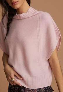 Pilcro Anthropologie 100% Sleeves Cashmere Sweater in Pink size Medium E0832