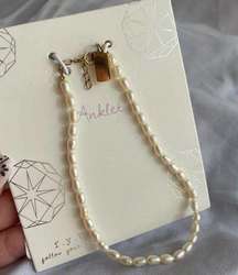 real pearl anklet