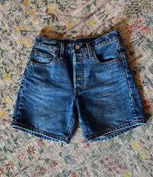 501 High-Rise Shorts Medium Wash