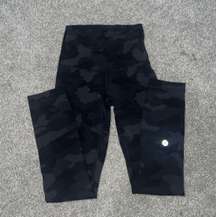 Lululemon Wunder Under Camo Leggings