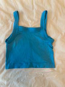 XS/Small  Out From Under cute, summer blue tank top