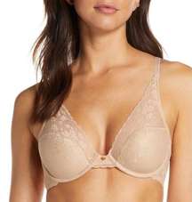 Natori Women's Cherry Blossom Convertible Contour Underwire Bra 34C