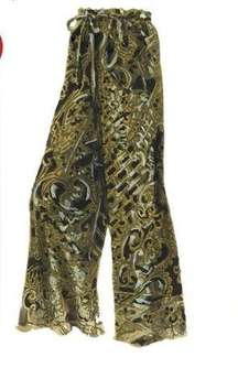 J. Peterman Company “Clare's Velvet” Wide Leg Pants