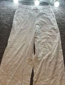 white wide legged sweatpants - Nike