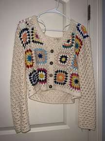 Crochet Cardigan Sweater