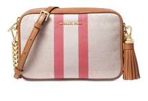 Signature Striped Medium Camera Bag