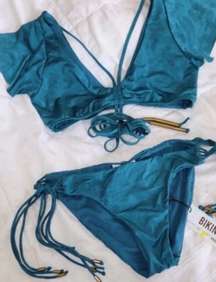 Two Piece Wrap Bikini Set