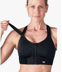 Shefit Ultimate Sports Bra Black High Impact Size 1 Luxe Maximum Support 14-16