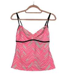 Nike Pink Swim Suit Top Tankini Size 8