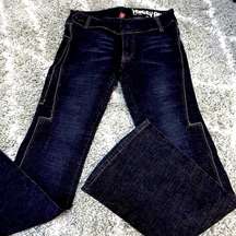 giant ✨Y2K VINTAGE✨ rare FRESHLY BAKED flare bellbottom jeans like NEW sz 5