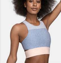 NWT Outdoor Voices Tri-Tone Slashback Crop