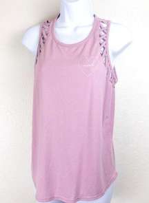 Grayson Threads Pink Knit Mood Tank, Medium