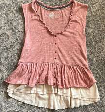 Pilcro Chrissy Babydoll Top