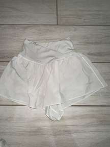 White Crossover Shorts