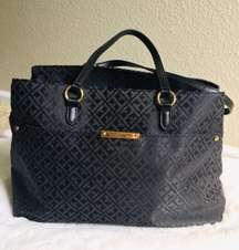 Black Monogram Tote