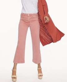 Sanctuary Blush Non-Conformist Wide Leg Crop Pants