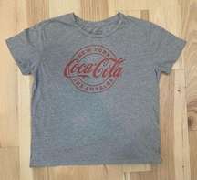 Coca Cola tee Sz S gray shirt top
