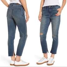 treasure & bond • ankle cropped high rise jeans