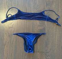 Blue  bikini Set