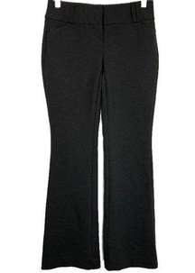 Alfani Heathered Black Bootcut Dress Pants Petite 0 0P