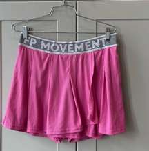 Free People Movement Pink Dou Skirt Skort Tennis Active Large Academia New