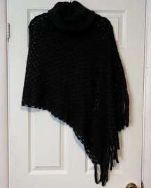 Big Buddha Open Knit Poncho