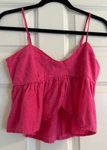 Pink Flowy Top