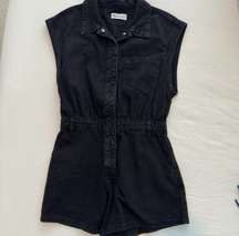 denim romper