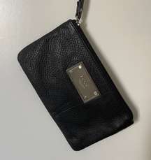 Black Leather Clutch