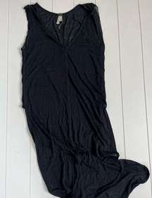 We the Free Burnount tank dress coverup black size medium