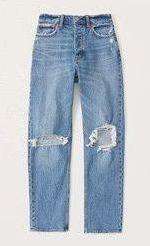 Abercrombie high Rise Dad Jeans