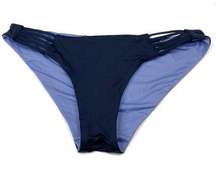 Patagonia | Seaglass Bay Reversible Bikini Bottoms Navy Purple LARGE