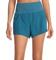 New Xersion Running Shorts Women's Size XS Dragonfly Blue Quick Dry Liner