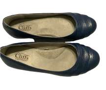 Cliff by white mountain blue ballerina slip on size 9 wide