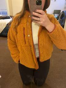 Orange Sherpa Jacket