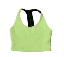 Koral Dakota Blackout Sports Bra Neon Green Size Small