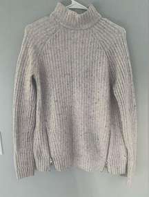 Abercrombie & Fitch Turtleneck Sweater with Zippers Nylon/Acrylic/Wool Small S