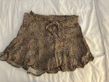 Leopard Print Shorts