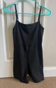 Black Active Romper 