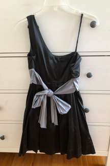 Alyn  Black Cocktail One Shoulder Dress, size 9/10