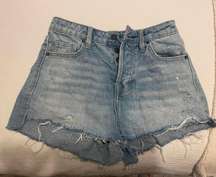 hidden High Rise Jean Shorts