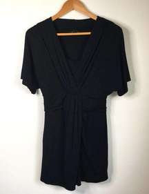 White House black market mini dress lined Faux‎ Wrap Knit Womens Size XS