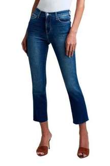 NEW L'AGENCE Sada Slim Cropped Jeans in Sequoia