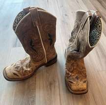 Laredo 7.5 Leather Spellbound Studded Western Cowgirl Boots