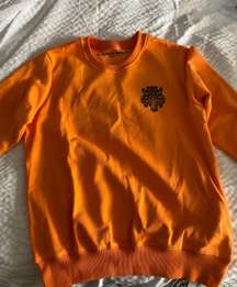 Sweater Crewneck (Orange) Size Small