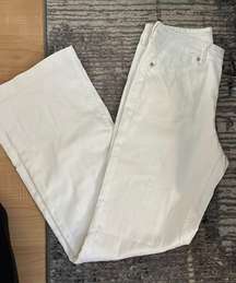 White Flared Jeans