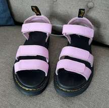 Pink Doc Martins Sandals